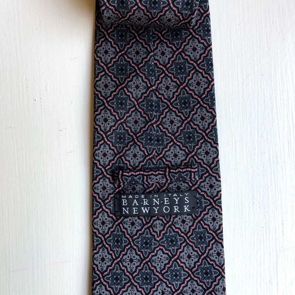 Barney’s Patterned Tie - Picture 2 of 2